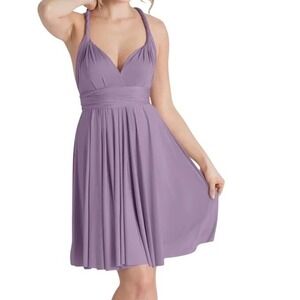 ✨ 2/$35 Henkaa Sakura Midi Convertible Infinity Dress Wrap One Size Lavender